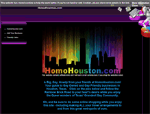 Tablet Screenshot of homohouston.com